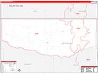 Keya Paha, Ne Carrier Route Wall Map
